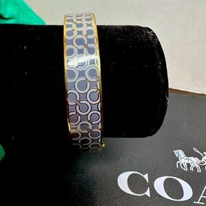 Coach Gold and Blue Women's Bracelet